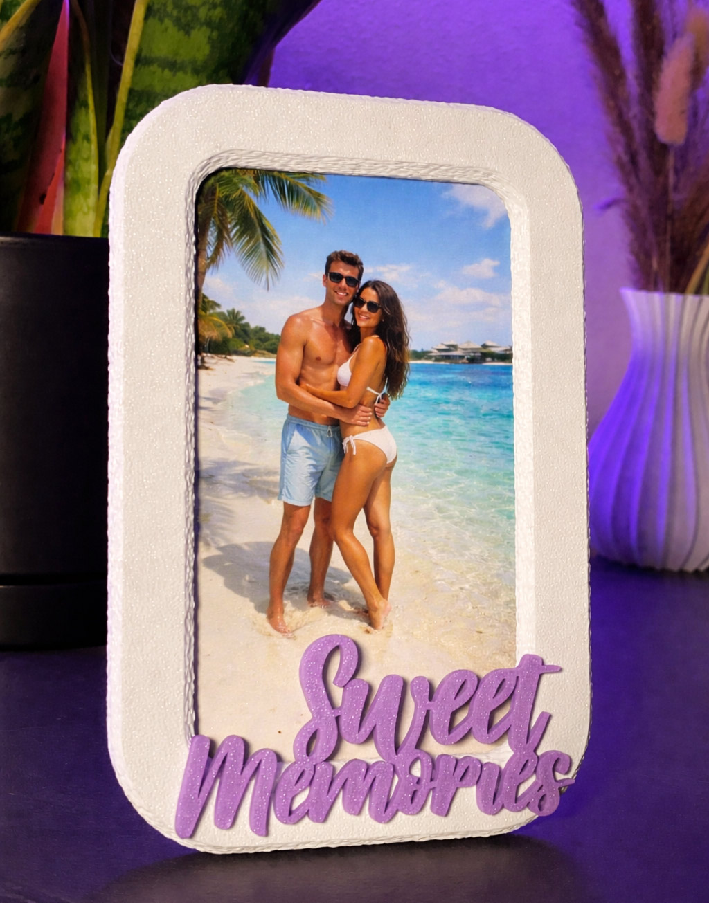 Cornice personalizzata con scritta stile Sweet Memories 2 Cornice personalizzata con scritta stile Sweet Memories - immagine 2
