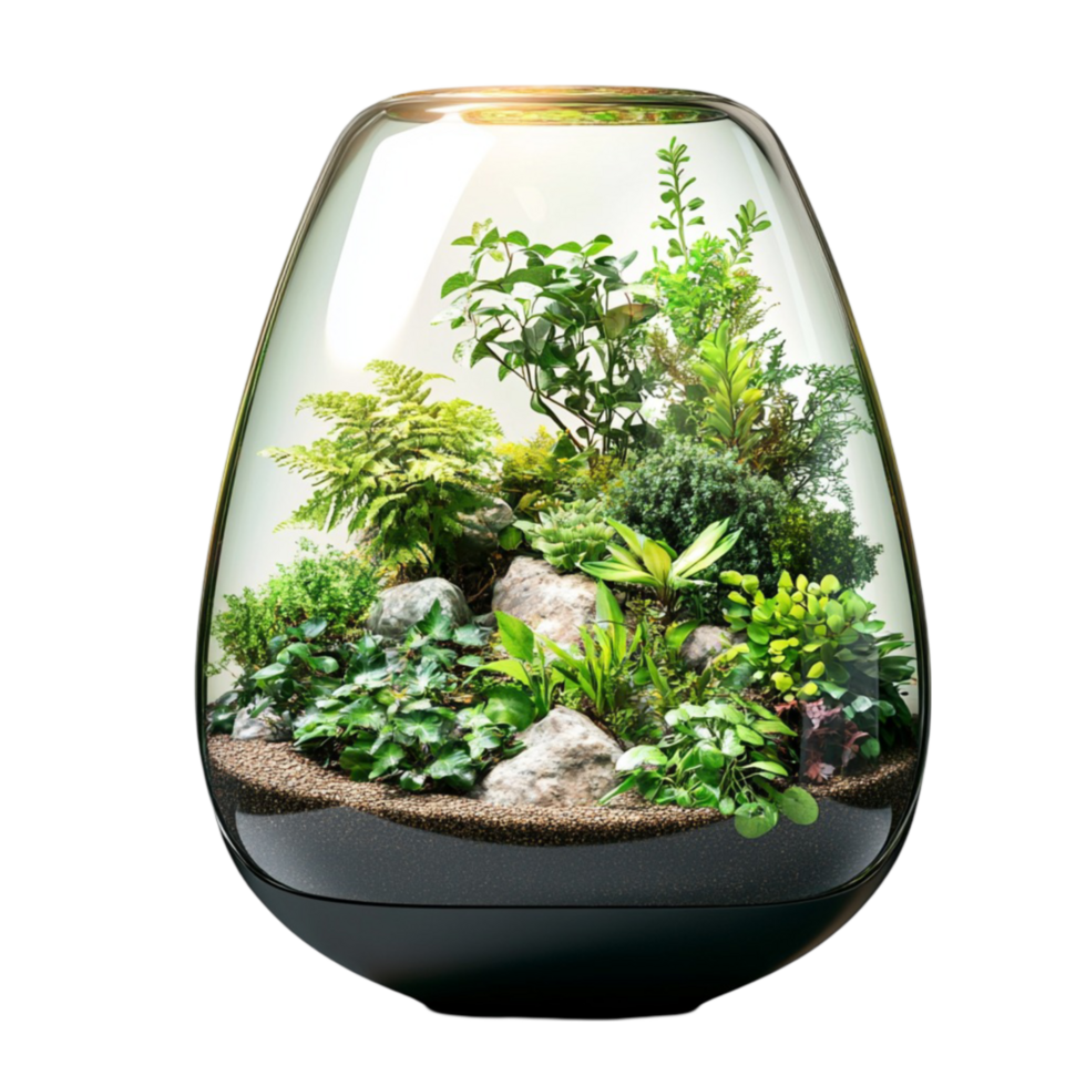 terrarium with plants free png