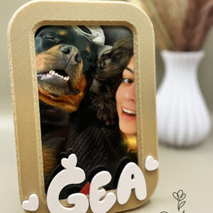 Cornice personalizzata con scritta stile Gea