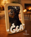 Cornice personalizzata con scritta stile Gea