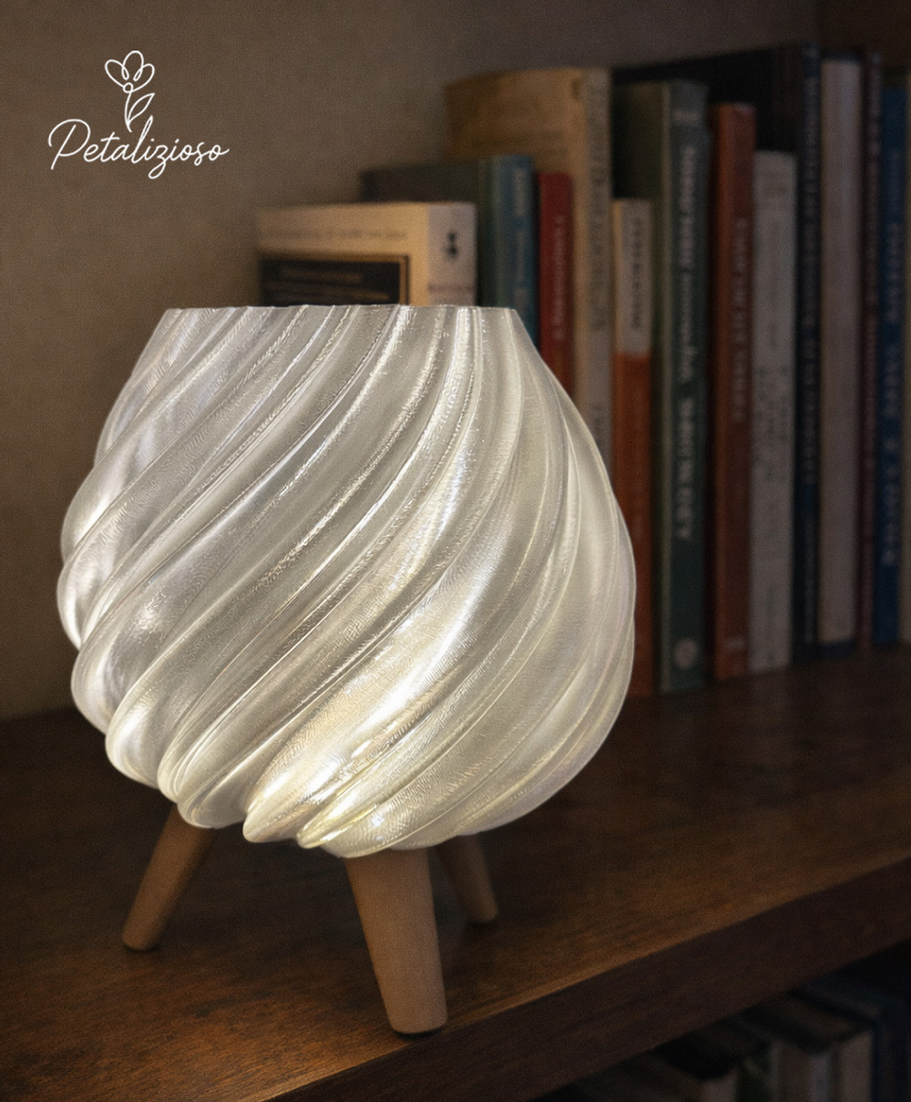 🌟 Lampada Led USB a Spirale - Altezza 18,5 cm 5 🌟 Lampada Led USB a Spirale - Altezza 18,5 cm - immagine 5
