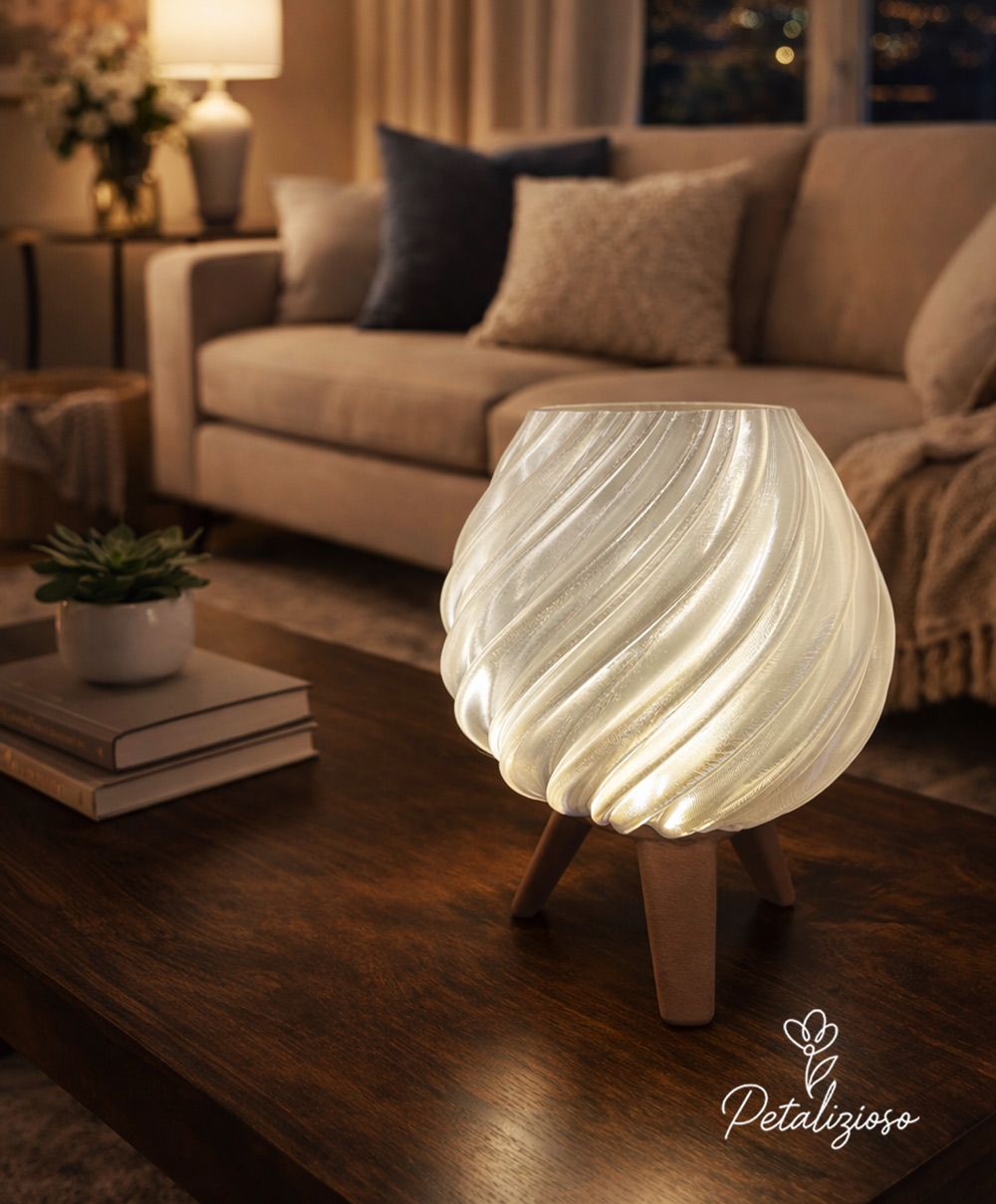 🌟 Lampada Led USB a Spirale - Altezza 18,5 cm 2 🌟 Lampada Led USB a Spirale - Altezza 18,5 cm - immagine 2